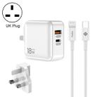 TOTUDESIGN HTY-0902000 Sharp Series Travel Charger Kit, UK Plug - 1