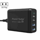 WIWU TX-MU520C-A Type-C / USB-C 4 in 1 Universal Quick Charging Travel Charger Power Adapter, US Plug(Black) - 1