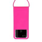 Outdoor Diving Swimming Mobile Phone Touch Screen Waterproof Bag for Below 5 Inch Mobile Phone (Rose Red) - 3