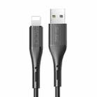 WIWU G60 1.2m 2.4A USB to 8 Pin Charging Cable (Black) - 1