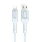 WIWU G60 1.2m 2.4A USB to 8 Pin Charging Cable (White) - 1