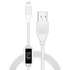 USB to 8 Pin Charging Cable with LED Display Screen - 1