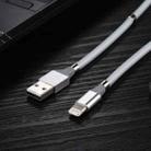 2A USB to 8 Pin Luminous Magnetic Attraction Data Cable, Length: 1m(White) - 4
