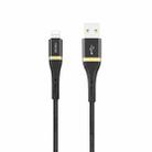 WIWU Elite Series ED-100 2.4A USB to 8 Pin Interface Nylon Braided Fast Charging Data Cable, Cable Length: 2m - 1
