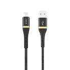 WIWU Elite Series ED-102 2.4A USB to Micro USB Interface Nylon Braided Fast Charging Data Cable, Cable Length: 3m - 1