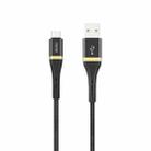 WIWU Elite Series ED-101 2.4A USB to USB-C / Type-C Interface Nylon Braided Fast Charging Data Cable, Cable Length: 2m - 1