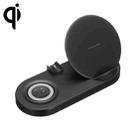 W74 4 in 1 Multifunctional Wireless Charger for iWatch / iPhone / AirPods(Black) - 1