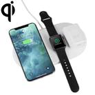 3 in 1 QI Wireless Charger for iPhone & AirPods & Apple Watch(White) - 1