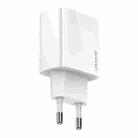 USAMS US-CC118 T34 20W PD Fast Charging Travel Charger Power Adapter(EU Plug) - 2