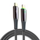 DUX DUCIS K-IV Series Type-C to 8 Pin Braided PD Fast Charging Data Cable, Length: 1.2m(Black) - 1