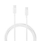 MOMAX DC21W 100W Type-C to Type-C Charging Data Cable, Length: 1m(White) - 1