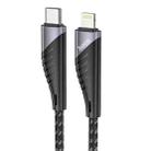hoco U95 20W 3A PD USB-C / Type-C to 8 Pin Freeway Charging Data Cable, Cable Length: 1.2m - 1