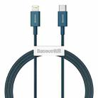 Baseus Superior Series CATLYS-A03 PD 20W USB-C / Type-C to 8 Pin Interface Fast Charging Data Cable, Cable Length: 1m(Blue) - 1