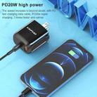 awei PD3 20W PD Type-C + QC 3.0 USB Interface Fast Charging Travel Charger with Data Cable, US Plug - 10