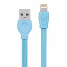 WK WDC-023i 2.4A 8 Pin Fast Charging Data Cable, Length: 3m(Blue) - 1