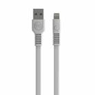 WK WDC-066i 2.1A 8 Pin Flushing Charging Data Cable, Length: 2m(White) - 1