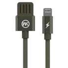 WK WDC-055i 2.4A 8 Pin Babylon Aluminum Alloy Charging Data Cable, Length: 2m(Green) - 1