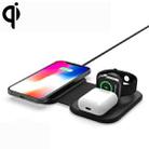 F20 3 in 1 15W Multi-function Magnetic Folding Wireless Charger for iPhone Series & Apple Watches & AirPods(Black) - 1