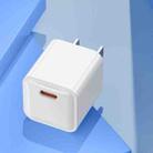ROCK T69 PD 20W Mini Travel Charger Power Adapter, CN Plug(White) - 1