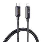 REMAX RC-128i 20W Type-C / USB-C to 8 Pin Intelligent Digital Display Zinc Alloy Braided Charging Data Cable, Length: 1.2m(Tarnish) - 1