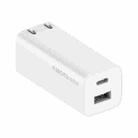 Original Xiaomi AD652G 65W Type-C / USB-C + USB GaN Travel Charger Power Adapter, CN Plug(White) - 1