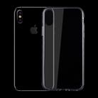 For iPhone X / XS 0.75mm Ultra-thin Transparent TPU Protective Case(Transparent) - 1