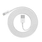 IVON CA70 8 Pin Fast Charging Data Cable, Length: 3m (White) - 1