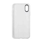 For iPhone X / XS Honeycomb TPU Dropproof Protective Back Cover Case(White) - 3