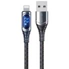 WK WDC-166i 6A 8 Pin Intelligent Digital Display Charging Data Cable, Length: 1m - 1