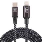 A02-L Type-C / USB-C to 8 Pin Nylon Braid Charging Cable, Length: 1.2m - 1