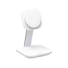 MOMAX Q.Mag Pro 2 Magnetic 2 in 1 Wireless Desktop Charger (White) - 1