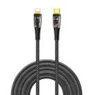 WIWU 20W USB-C to 8 Pin PD Charging Data Cable,Length：1.2m (Black) - 1