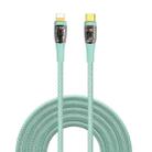 WIWU 20W USB-C to 8 Pin PD Charging Data Cable,Length：1.2m (Green) - 1