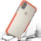 For   iPhone X / XS   Basketball Texture Anti-collision TPU Protective Case (Orange) - 1