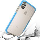 For   iPhone X / XS   Basketball Texture Anti-collision TPU Protective Case (Blue) - 1