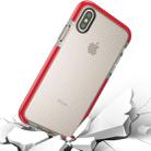 For   iPhone X / XS   Basketball Texture Anti-collision TPU Protective Case (Red) - 1