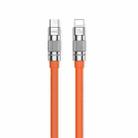 WK WDC-187 Qjie Series 20W USB-C/Type-C to 8 Pin Fast Charge Data Cable, Length: 1m(Orange) - 1