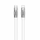 WK WDC-187 Qjie Series 20W USB-C/Type-C to 8 Pin Fast Charge Data Cable, Length: 1m(White) - 1