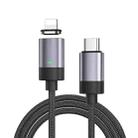 27W USB-C / Type-C to 8 Pin Fast Charging Magnetic Data Cable, Style: 1m Cable + Magnetic Head - 1