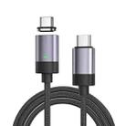 100W USB-C / Type-C to USB-C / Type-C Fast Charging Magnetic Data Cable, Style: 1m Cable + Magnetic Head - 1