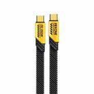 WK WDC-192 Mech Series 100W USB-C/Type-C to USB-C/Type-C Fast Charge Data Cable, Length: 1m(Yellow) - 1