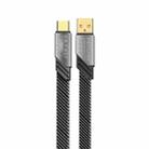 WK WDC-190a Mech Series 6A USB to USB-C/Type-C Fast Charge Data Cable, Length: 1m(Tarnish) - 1