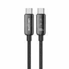 WK WDC-193 Pioneer Series 100W USB-C/Type-C to USB-C/Type-C Fast Charging Data Cable, Length: 1m(Black) - 1