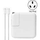 87W Type-C Power Adapter Portable Charger with 1.8m Type-C Charging Cable, AU Plug (White) - 1