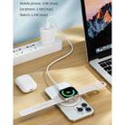 ROCK W51 15W Magnetic Ring Holder 3 in 1 Wireless Charger (White) - 4