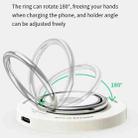 ROCK W51 15W Magnetic Ring Holder 3 in 1 Wireless Charger (White) - 6