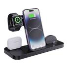 6 in 1 Multifunctional Foldable Vertical Wireless Charger (Black) - 1
