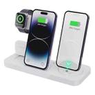 6 in 1 Multifunctional Foldable Vertical Wireless Charger (White) - 1