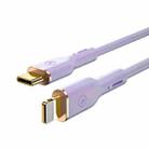 WIWU Vitality Series WI-C018 PD27W USB-C / Type-C to 8 Pin Fast Charging Data Cable, Length: 1.2m (Purple) - 1