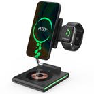 KTM8 15W 3 in 1 Portable Folding Magnetic Wireless Charger (Black) - 1